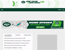 Tablet Screenshot of newyorkjets.com